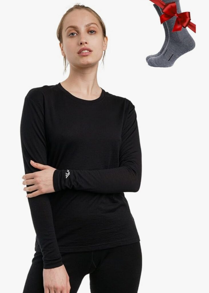 Merino.tech Merino Wool Base Layer - FIND5STAR
