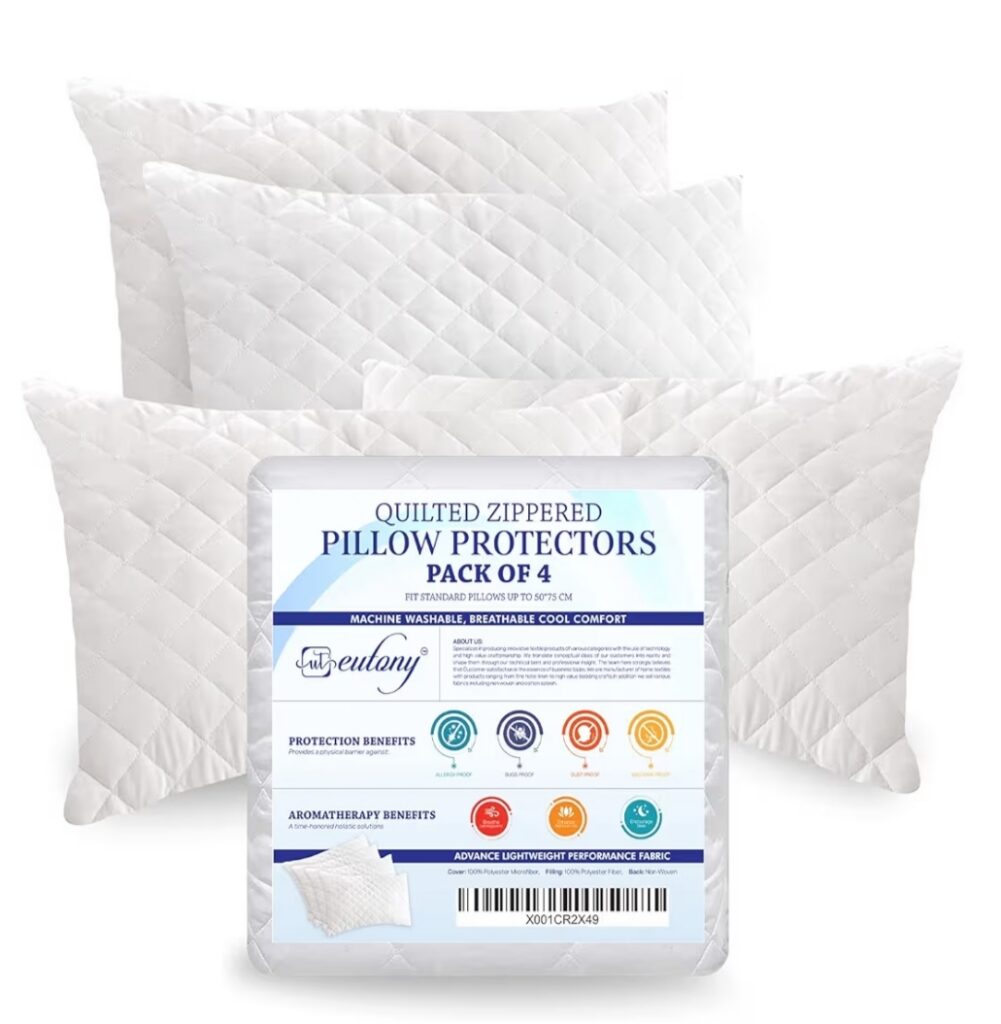 Eutony Ultra Luxe Pillow Protectors - FIND5STAR