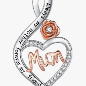 Sterling Silver Rose Necklace - FIND5STAR