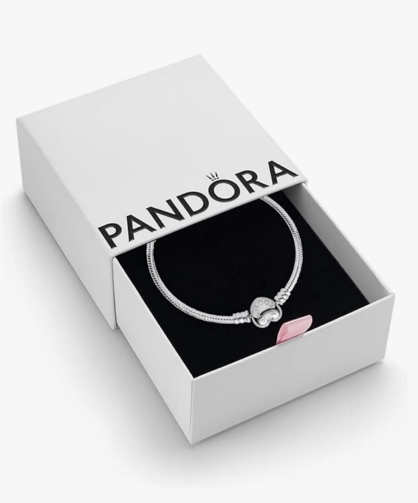 PANDORA Moments Heart Clasp Bangle - FIND5STAR
