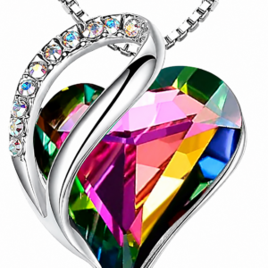 Leafael Infinity Heart Birthstone Necklace - FIND5STAR