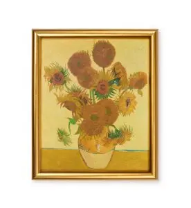 Vincent van Gogh, Sunflowers Small Framed Print