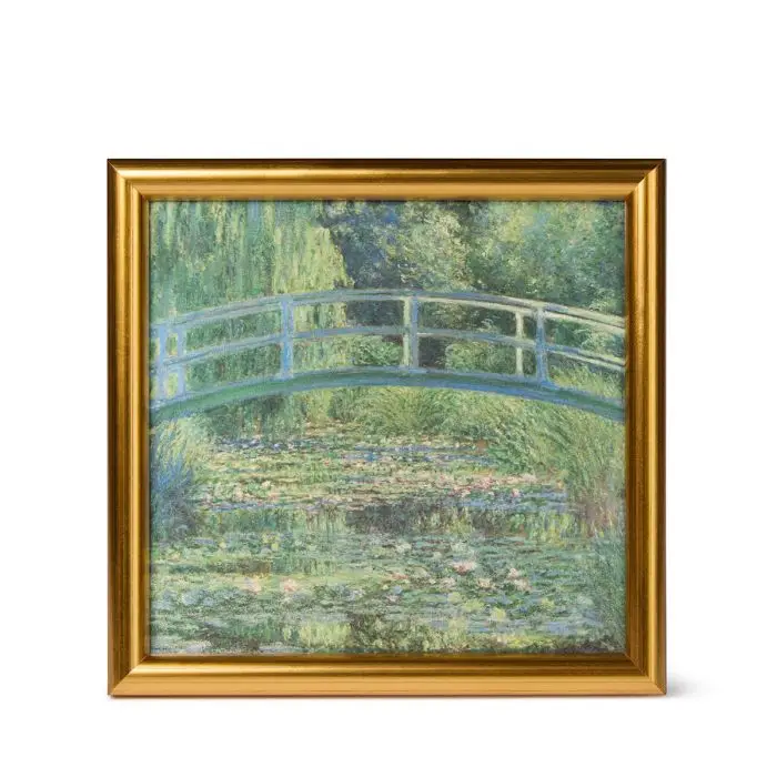 Monet, The Water-Lily Pond Small Framed Print