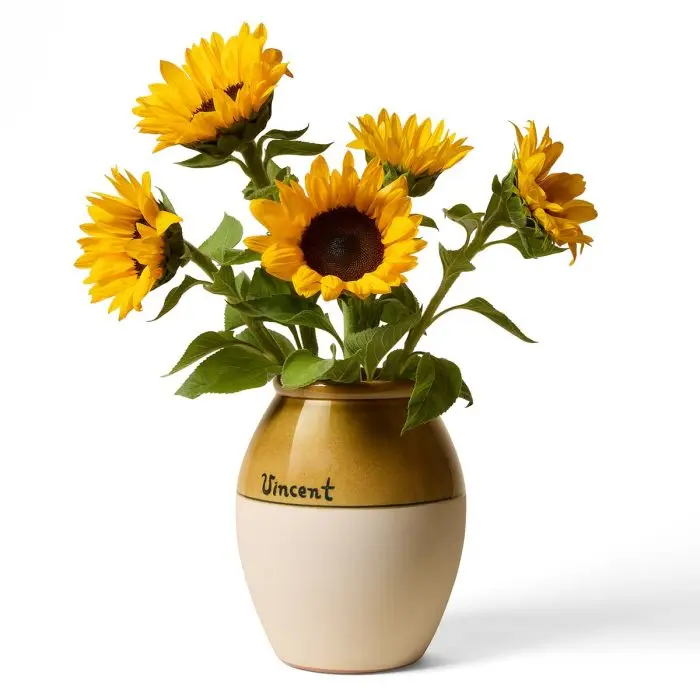 Van Gogh Stoneware Vase